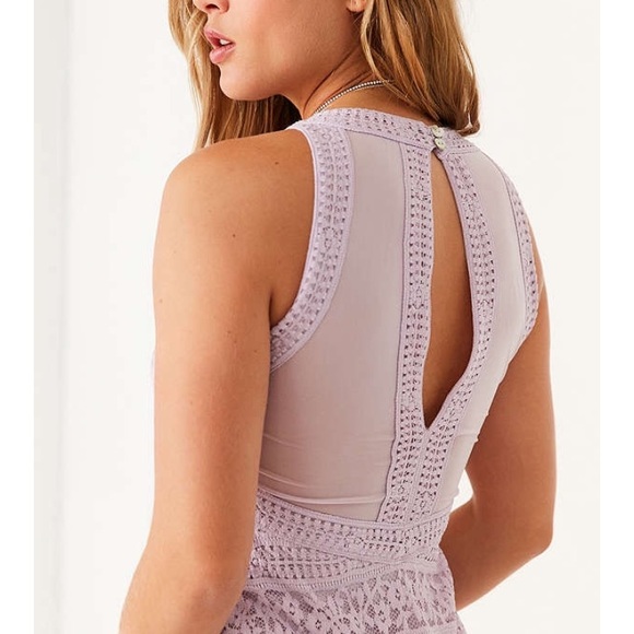 UO Lacey Lavender BodyCon Dress - Picture 3 of 8