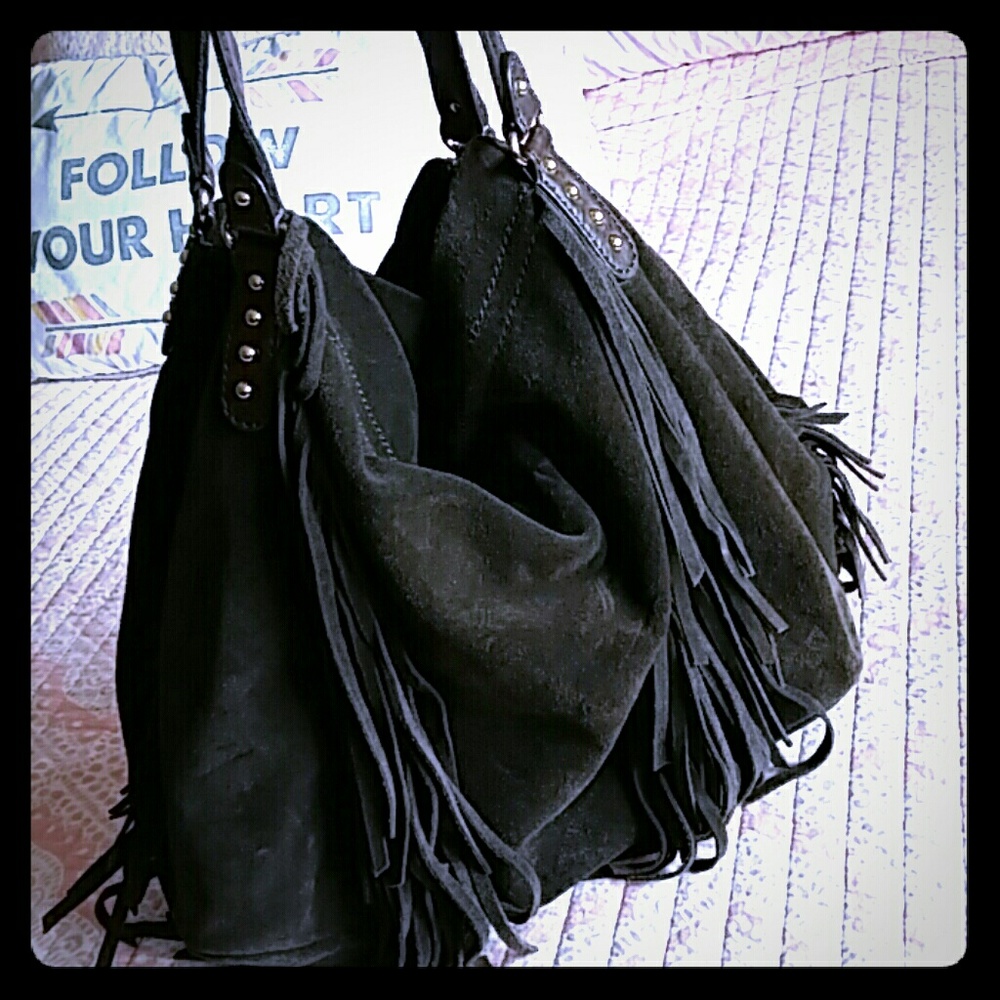 Suade Fringe Bag
