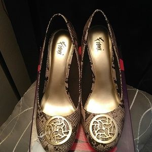 💲⬇️ Mink Vison Snake Wedges - NIB