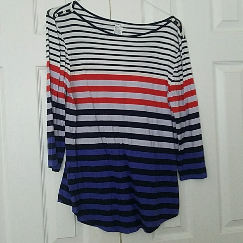 Knit long sleeve top