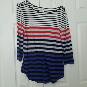 Knit long sleeve top