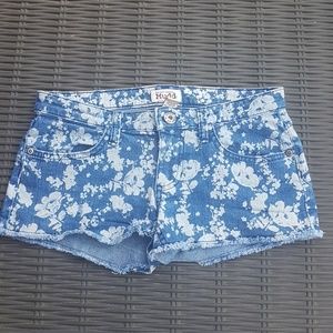 Floral Jean Shorts