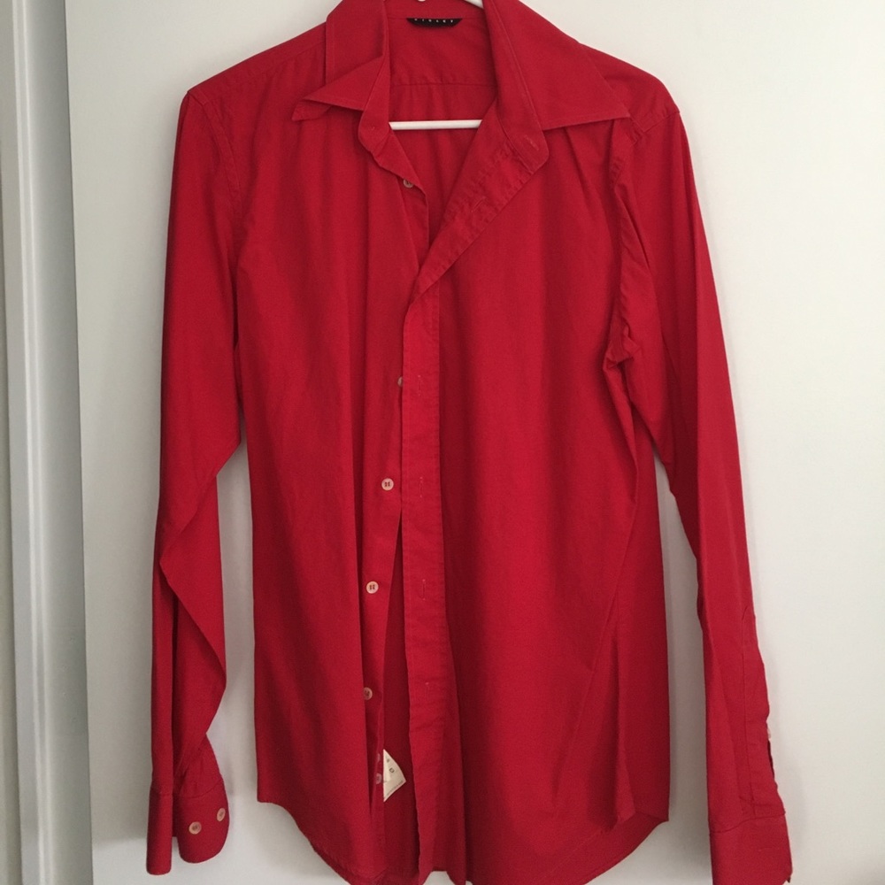 Mens red button down - Picture 1 of 1