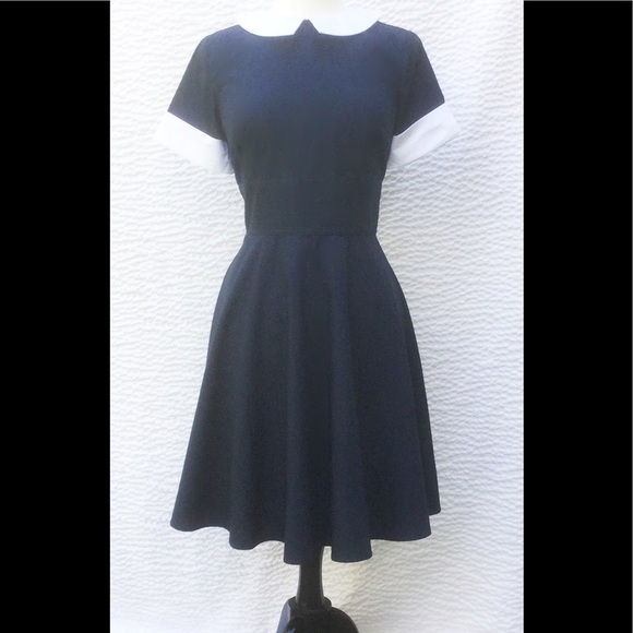 eshakti Dresses & Skirts - New Eshakti Navy Fit & Flare Dress M 8