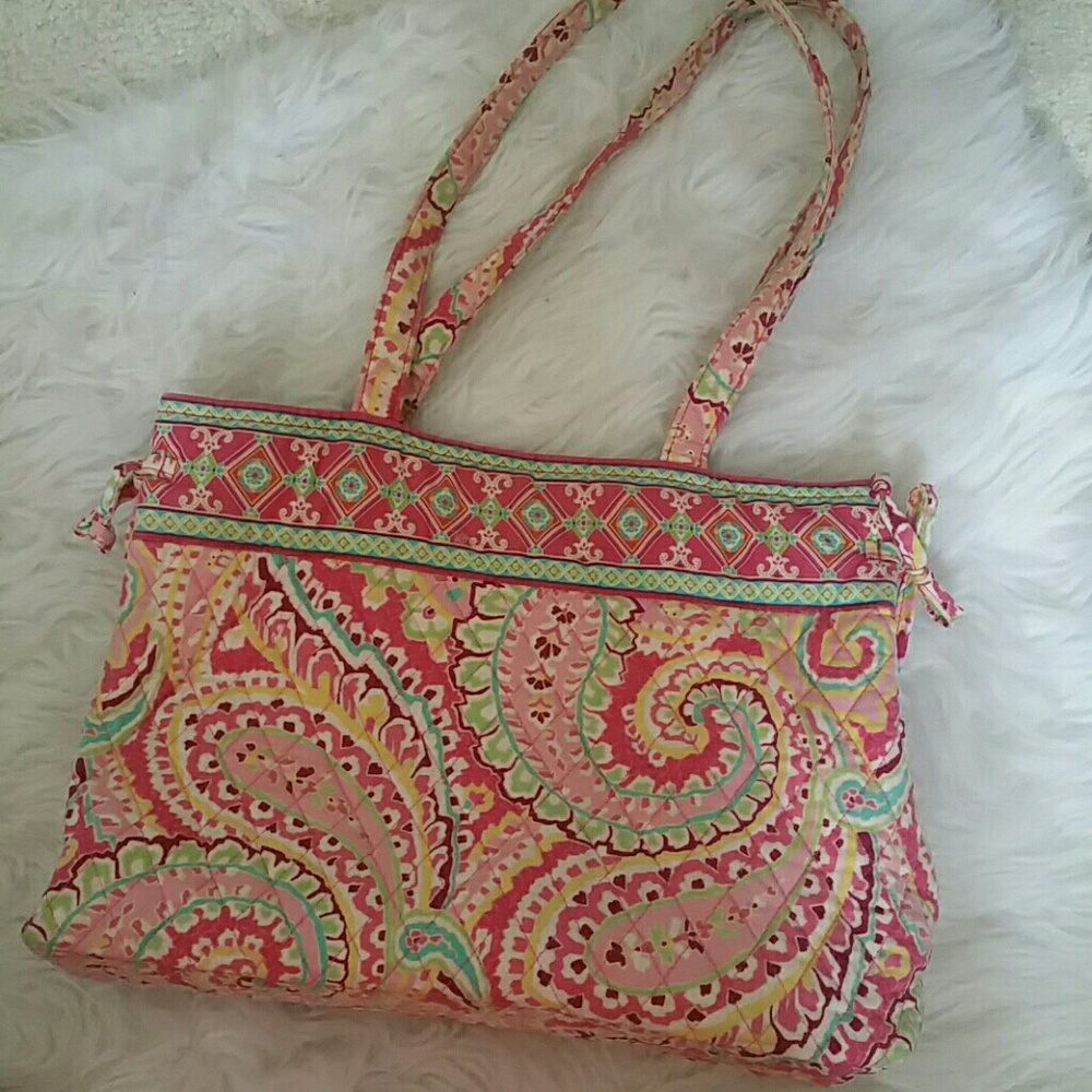 Very Bradley CAPRI MELON tie tote