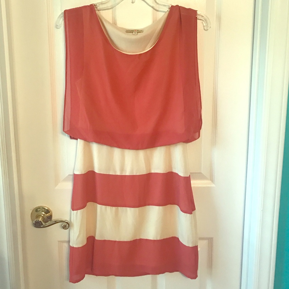 Peaches and cream dress