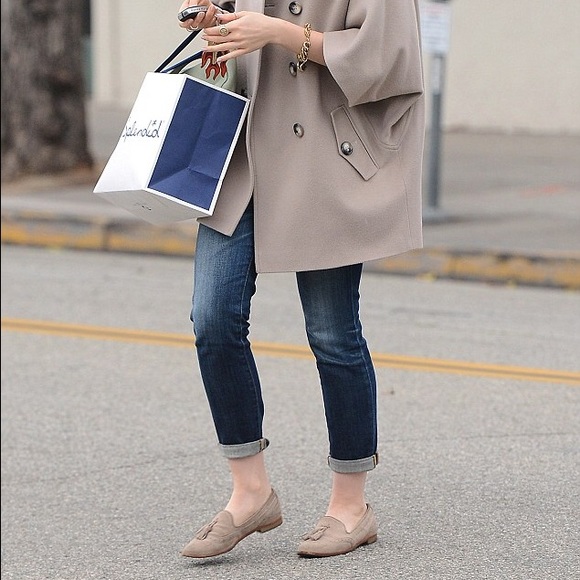 💄 {Forever 21} • 💄 taupe suede loafers 💄 - Picture 3 of 4