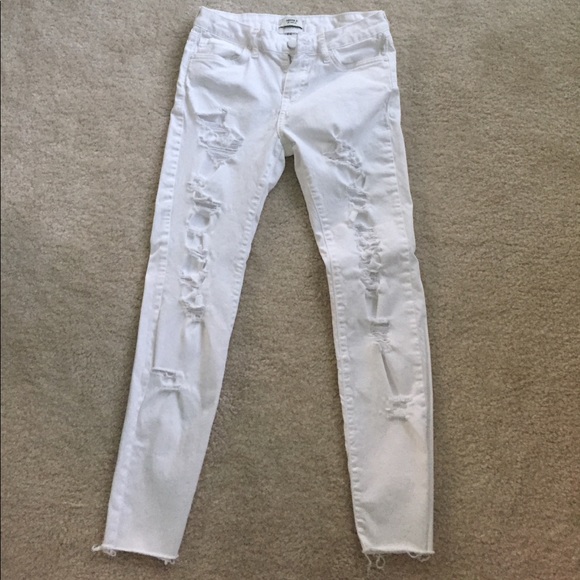 Forever 21 Denim - White destroyed jeans size 26