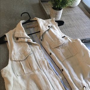 Max Jeans Linen Vest