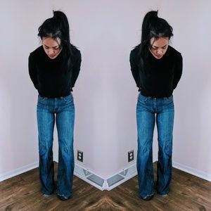 High Waisted Extra Wide Bell-bottoms