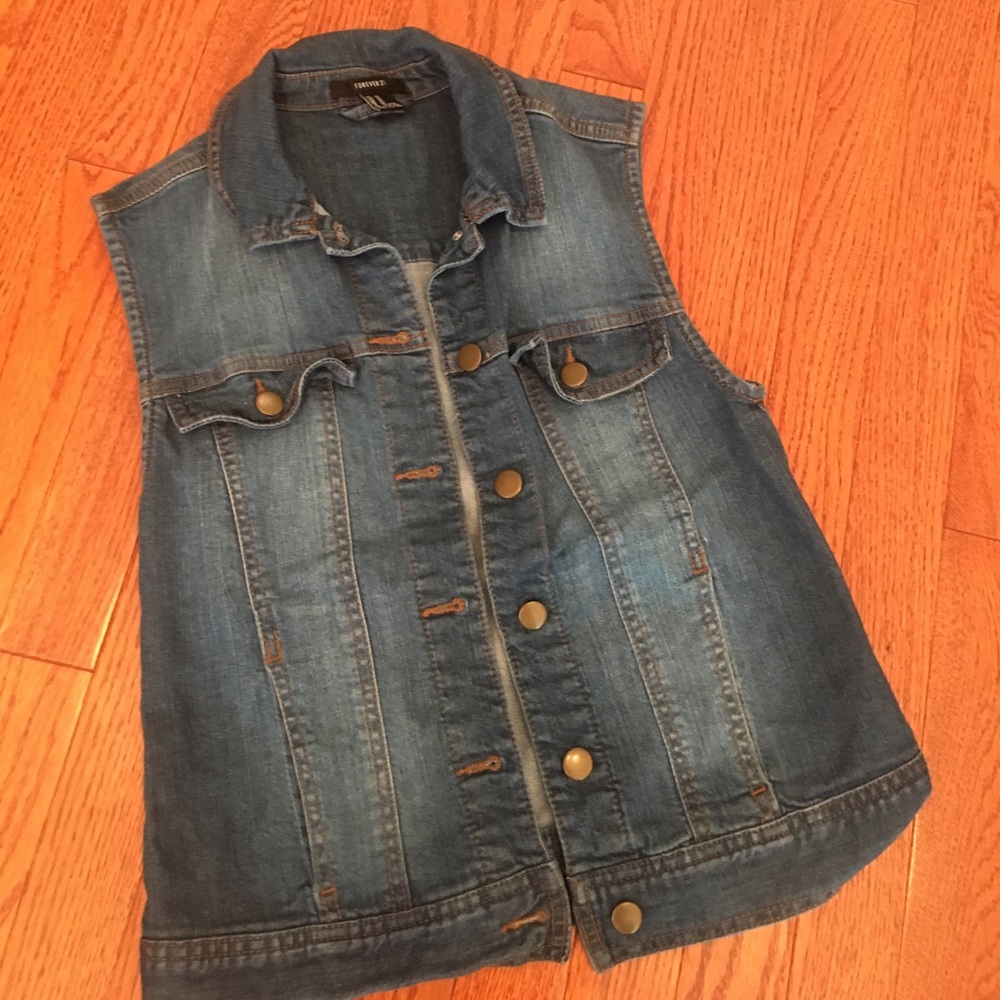 super cute denim vest