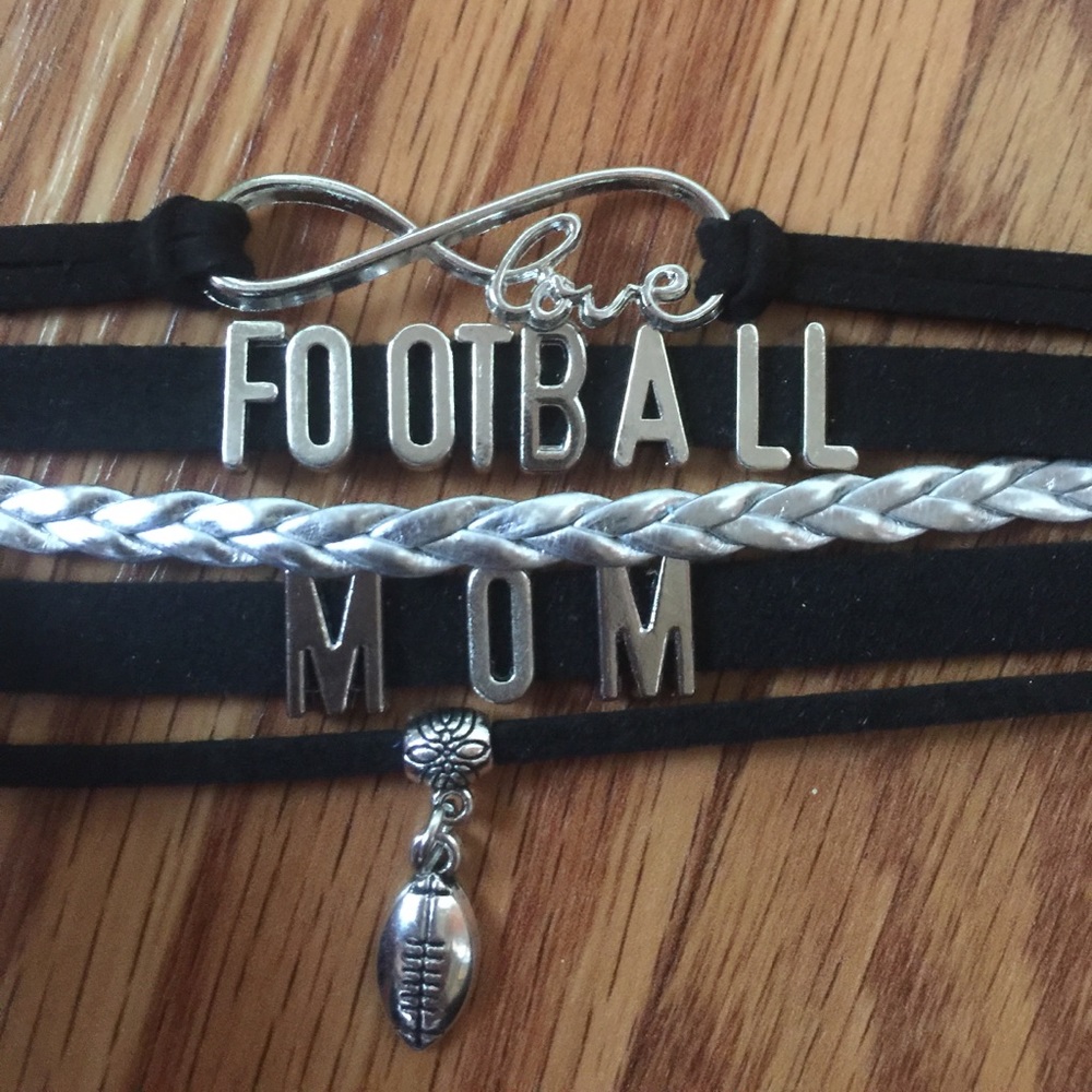ANY 3- $10 infinity bracelets mix and match 
New football mom bracelet