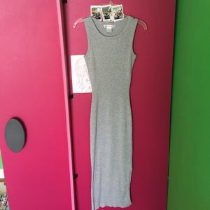 Sleeveless over the knee sweater dress