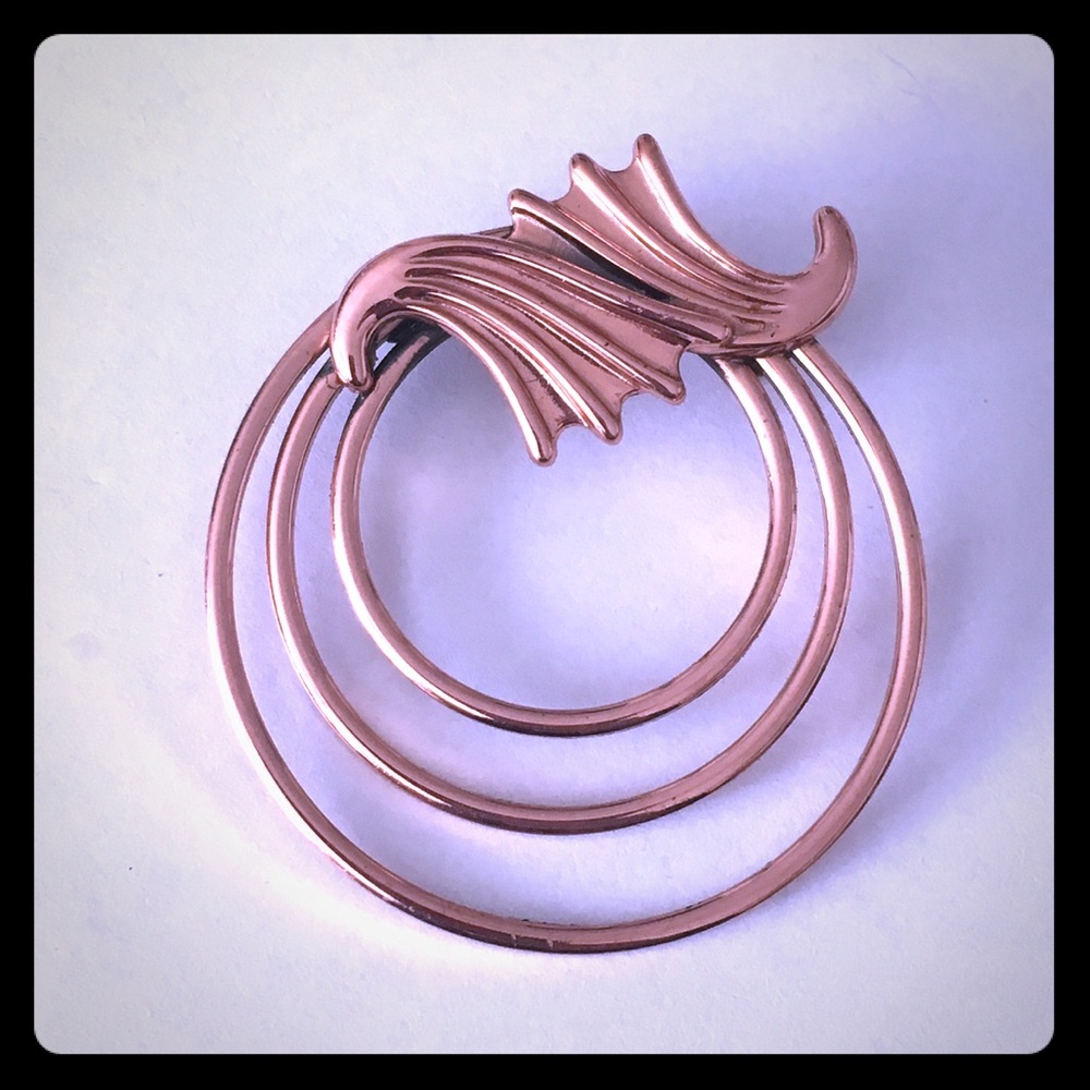 Vintage Bronze Brooch