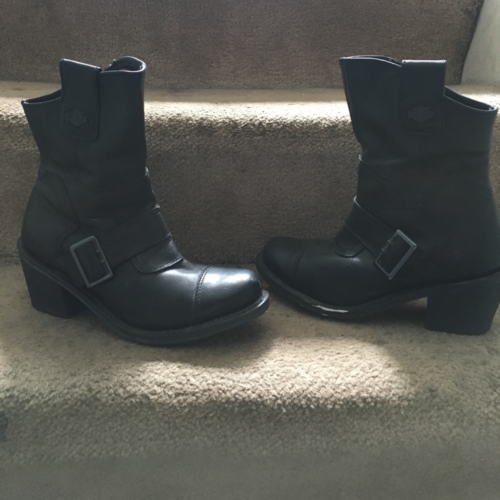 Authentic Harley Davidson leather boots