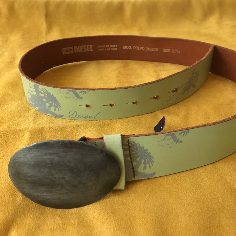 Diesel leather belt