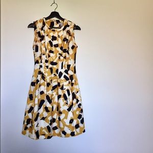 Printed tulip dress