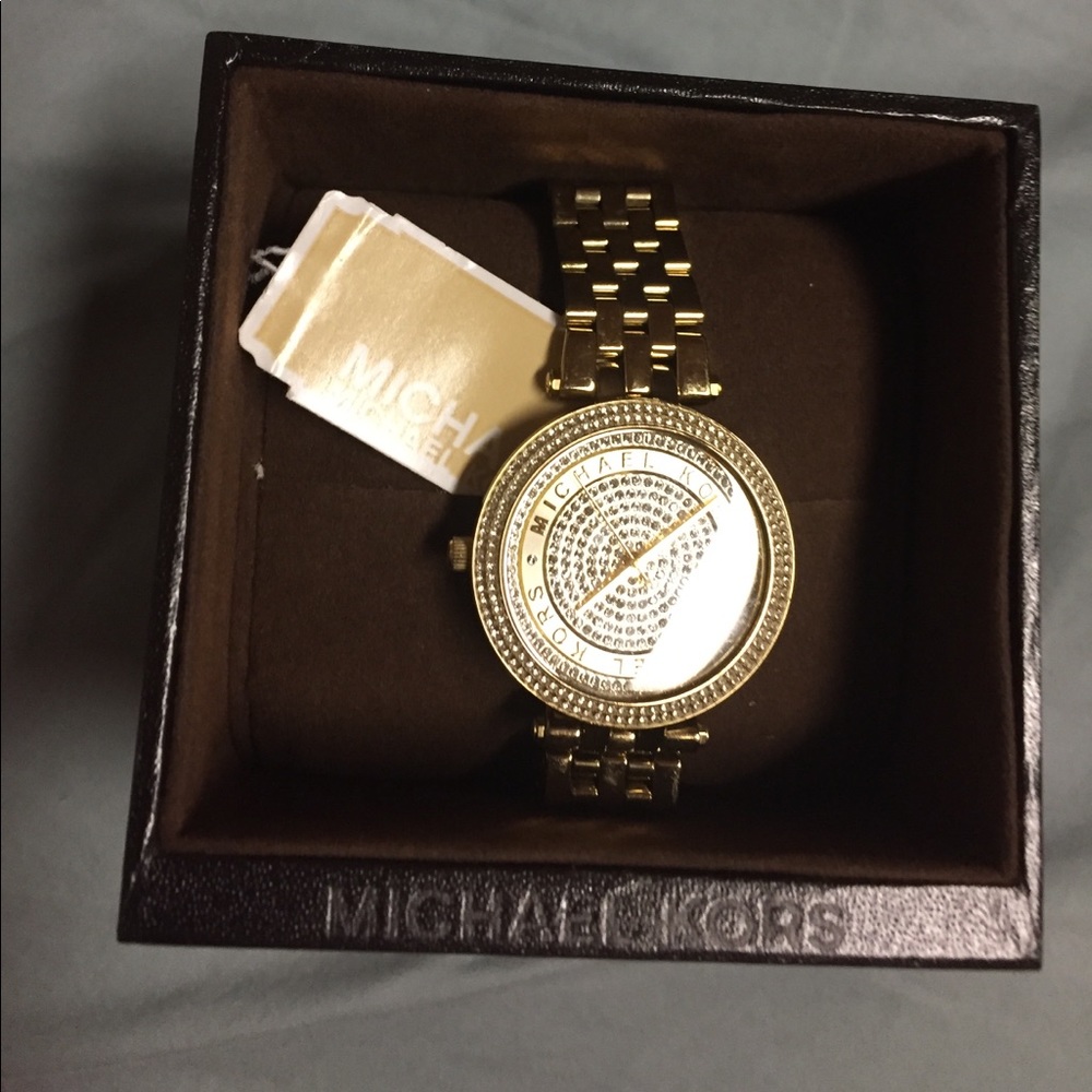 Gold Michael Kohrs Watch