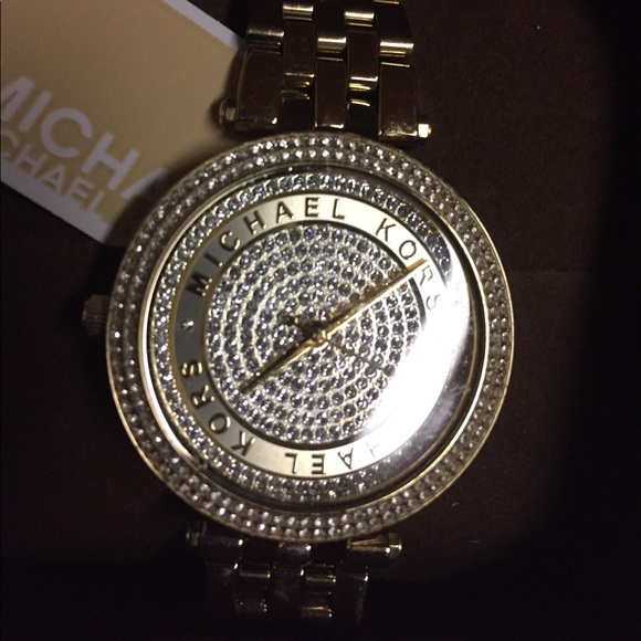 Gold Michael Kohrs Watch