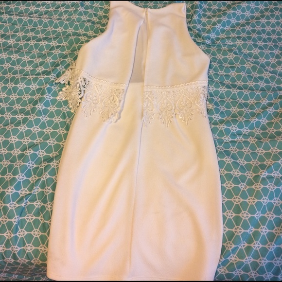 White Spring Forever 21 fitted dress - Picture 5 of 6