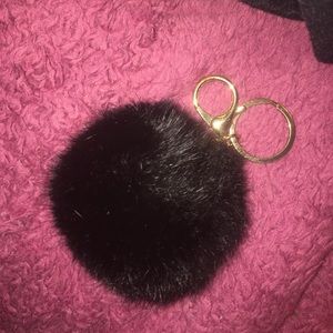 Black fashion puff purse accessory