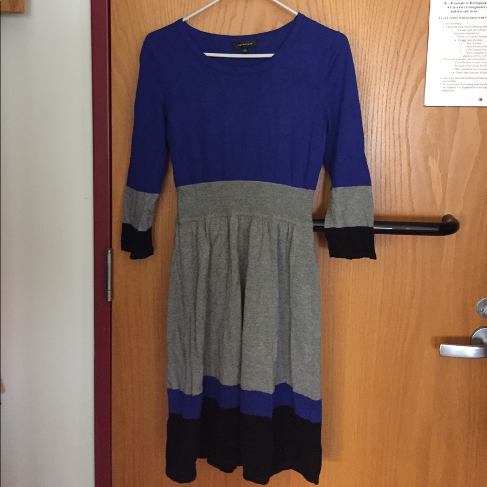 Spense colorblock sweater dress