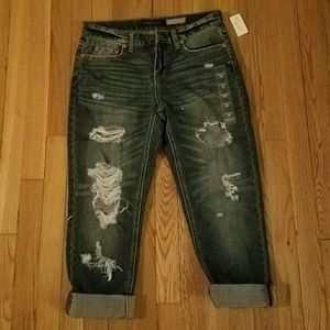 Aeropostale BOYFRIEND Capri jeans sz 2 N