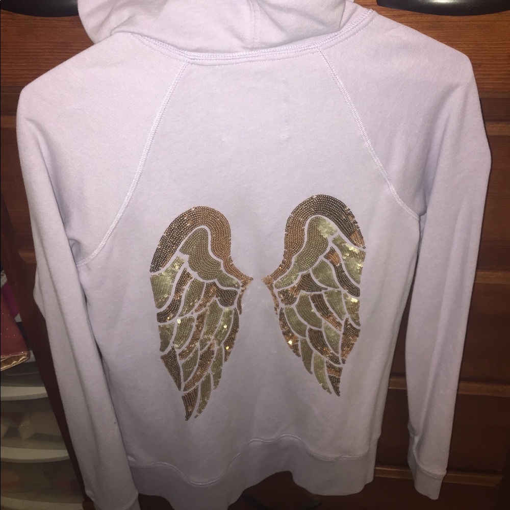 Angel wings zip up