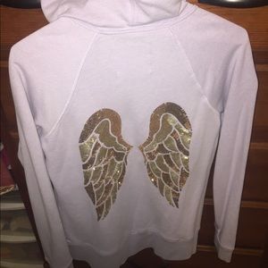 Angel wings zip up