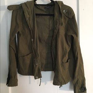 Brandy Melville Army Green Jacket