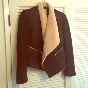 Zara Jacket with faux fur lining.