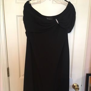 22W Black Cocktail Dress