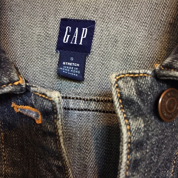 💀Gap💀 Vest w/Sugar Skull/calavera Patch - Picture 6 of 6