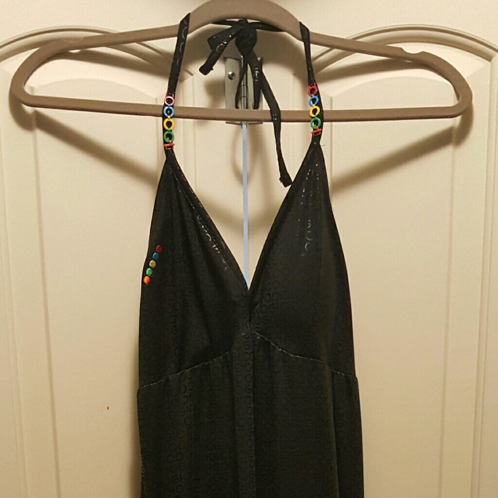 Coogi Throwback Black Swimsuit Coverup in Black
