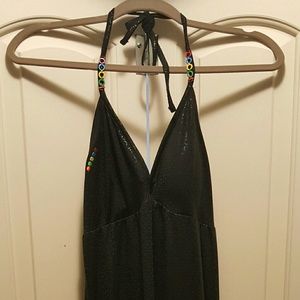Coogi Throwback Black Swimsuit Coverup in Black