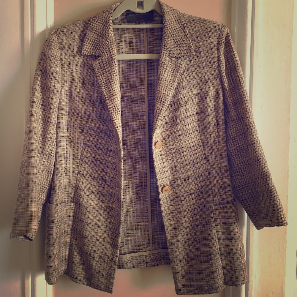 Silk wool light summer blazer from Italy