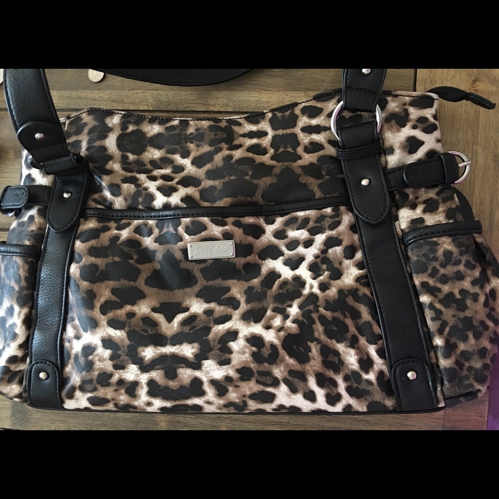 Grace Adele animal print purse