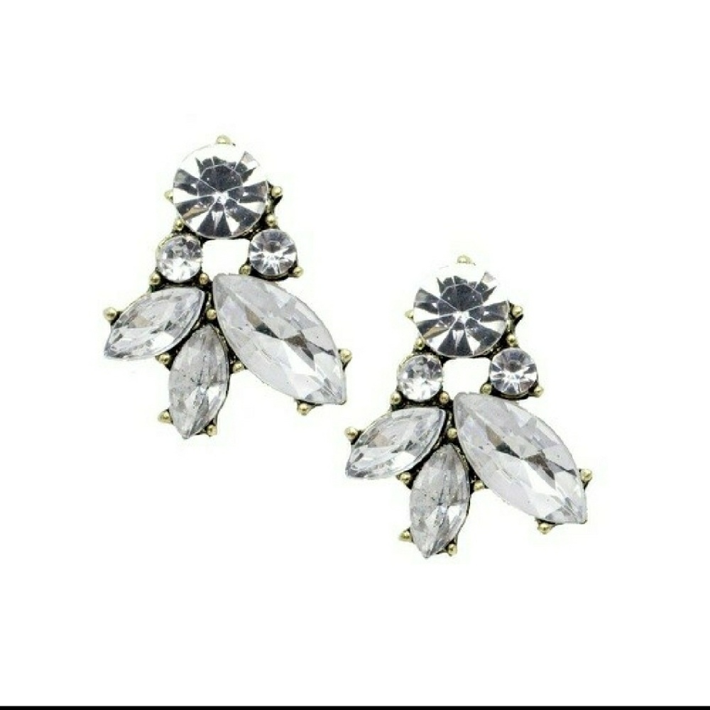 Crystal Ivy stud earrings