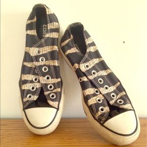 Zebra stripe all star Converse