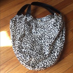 J.Crew Snow Leopard Bucket Bag