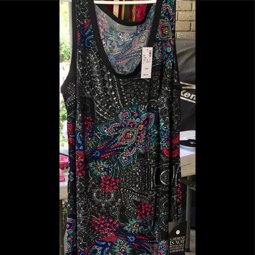 Avenue Sleeveless Maxi Dress, multi-colored