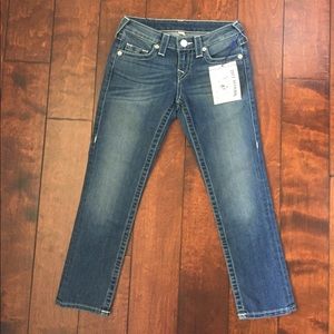 True Religion Women's Capri Jeans