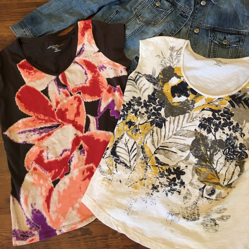 2 Eddie Bauer T-shirts