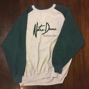 Vintage Notre Dame crewneck