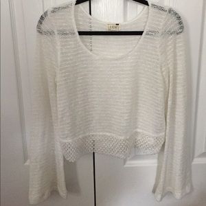 LA Hearts Cropped Sweater