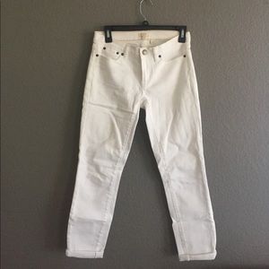 JCrew White Jean Pants