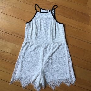 Black and White Romper