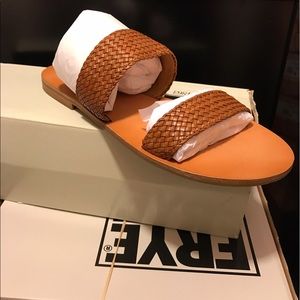 Frye Ruth woven slide