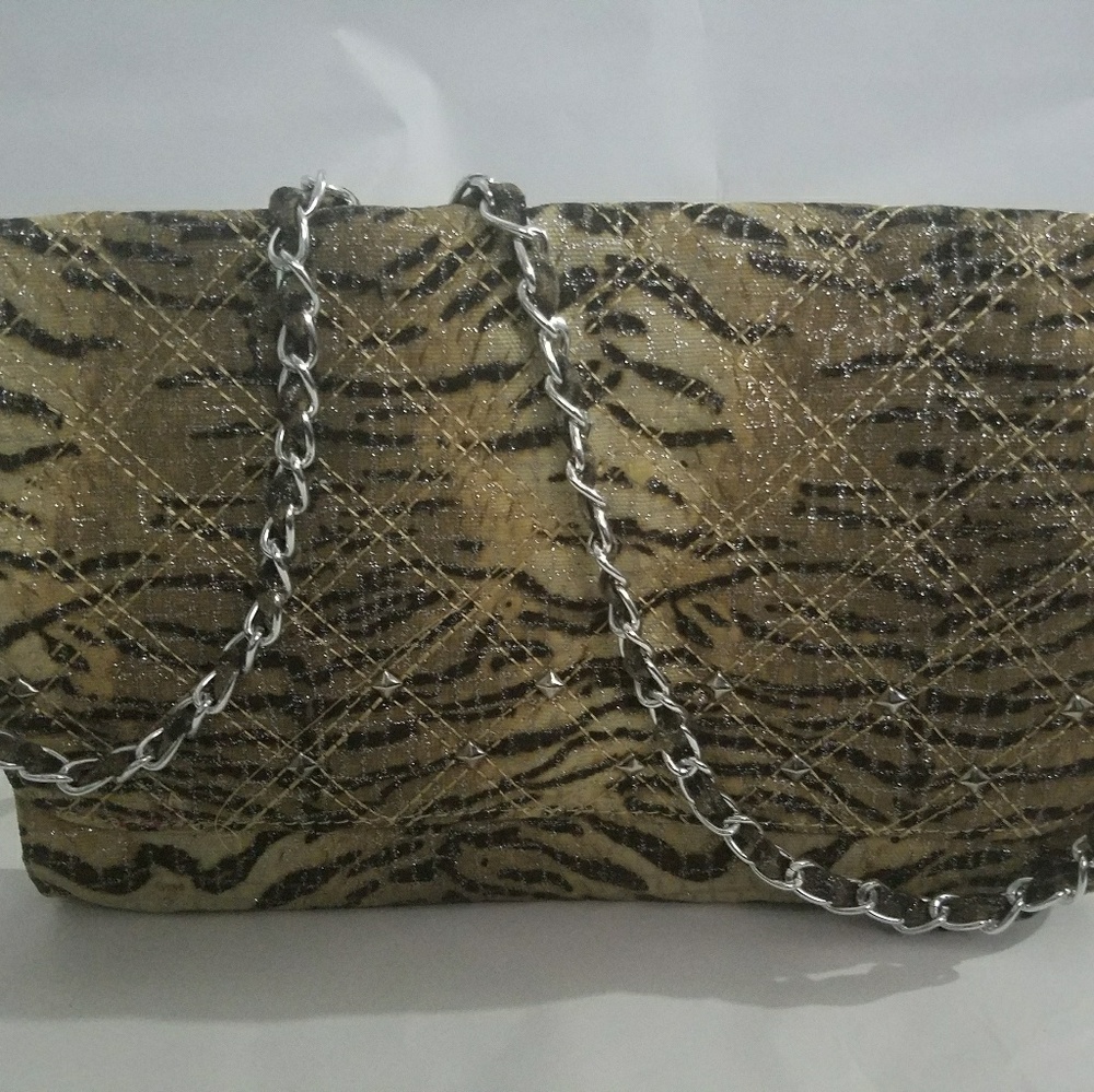 Tiger Print Shoulder Bag