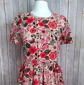 LuLaRoe Amelia dress, large, floral, worn once